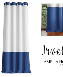 Záclony Záclona AmeliaHome Irvette II modrá, velikost 140x270