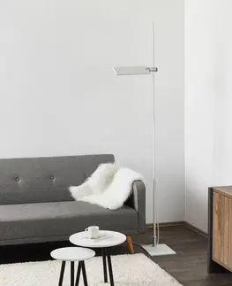 Stojací lampy ICONE ICONE GiuUp LED stropní podložka, stmívatelná, bílá