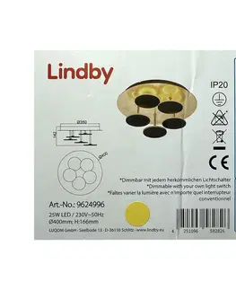 Svítidla Lindby Lindby - LED Stmívatelné stropní svítidlo CASNI 5xLED/5W/230V 