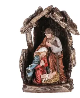 Vánoční dekorace Vánoční betlém, polyresin, 16 x 12 x 5 cm