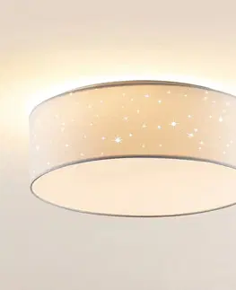 Stropní svítidla Lindby Lindby Ellamina LED stropní světlo, 40 cm, bílé