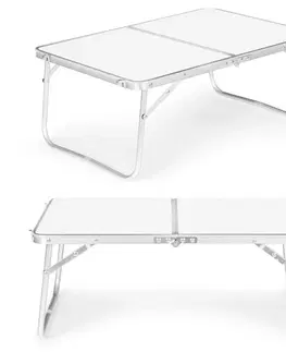 Zahradní nábytek Skládací cateringový stůl 60x40 cm bílý