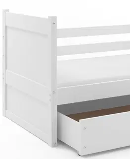 Postele BMS Dětská postel RICO 1 | bílá 90 x 200 cm Barva: Bílá