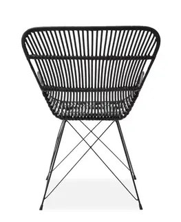 Židle HALMAR Jídelní židle GEOMETRIC K335 černá