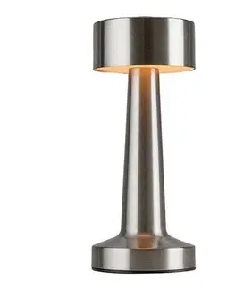 Lampičky Rabalux 74208 stolní LED lampa Senan, stříbrná