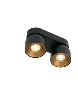 Bodová svítidla ve skandinávském stylu NORDLUX Pitcher 2-Spot bodové svítidlo černá 2310410103