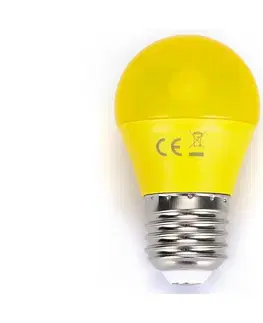 Žárovky  B.V. LED Žárovka G45 E27/4W/230V žlutá -  