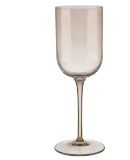 Sklenice set 4 skleniček na bílé víno pískové FUUM BLOMUS