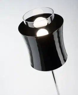 Stojací lampy Prandina Prandina Fez F1 stojací lampa černá lesklá