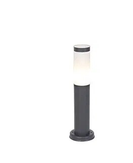 Venkovni stojaci lampy Chytrá venkovní lampa tyč antracitová 45 cm včetně Wifi P45 - Rox