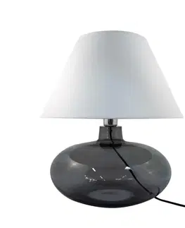 Designové stolní lampy ZUMALINE Stolní lampa ADANA GRAFIT 5521WH