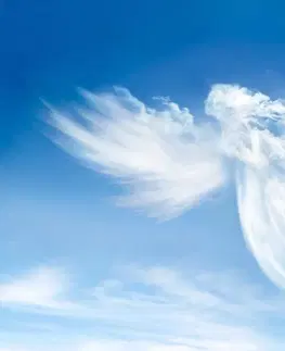 Samolepící tapety Samolepící tapeta podoba anděla v oblacích