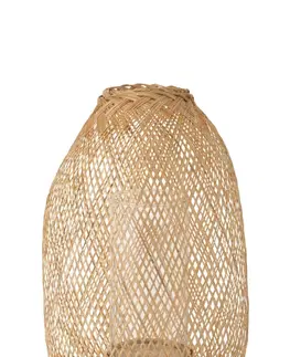 Zahradní lampy Lucerna z bambusového dřeva Hazel – Ø 33*49 cm J-Line by Jolipa 1607