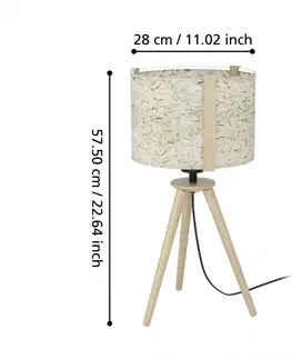 Lampy na noční stolek EGLO Stolní lampa HONTONGAS EGLO 390325