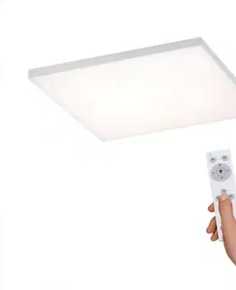 LED stropní svítidla LEUCHTEN DIREKT is JUST LIGHT LED stropní svítidlo hranaté v bílé barvě a nastavitelnou barvou světla, dálkovým ovladačem a funkcí stmívání 2700-5000K