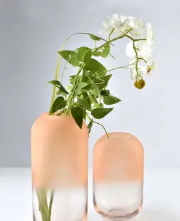 Dekorativní vázy Mondex Matná váza Serenite 22 cm lososová
