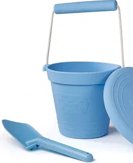 Hry na zahradu Bigjigs Toys Frisbee POWDER modré