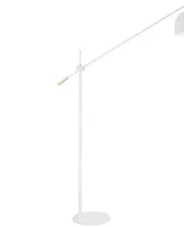Lampy Argon Argon 4734 - Stojací lampa DETROIT 1xE27/15W/230V bílá 