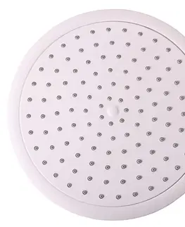 Sprchy a sprchové panely SLEZAK-RAV Hlavová sprcha kulatá ø 23 cm bílá, Barva: bílá PS0043B