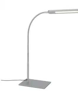 Stolní lampy do kanceláře BRILONER CCT LED stolní lampa, 23 cm, 8 W, stříbrná BRILO 7389-014