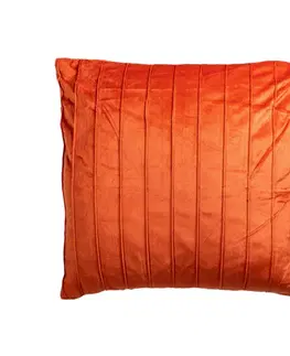 Povlečení Jahu Povlak na polštářek Stripe oranžová, 40 x 40 cm