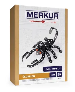 Hračky stavebnice MERKUR - Broučci – Škorpion, 93 dílků