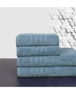 Ručníky Bavlněný ručník a osuška, Finer modrý 70 x 140 cm