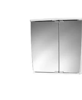 Koupelnová zrcadla JOKEY Numa LED bílá zrcadlová skříňka MDF 111912320-0110 111912320-0110