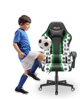 Herní křesla Dětská herní židle HC - 1005 HERO Fotbal