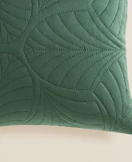 Dekorační povlaky na polštáře Dekorativní povlak na polštář v zelené barvě