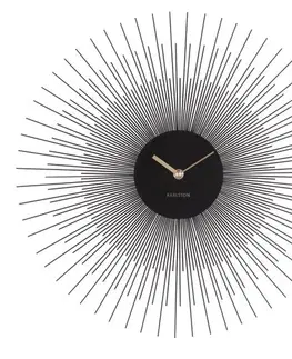 Hodiny Karlsson 5817BK Designové nástěnné hodiny  pr. 45 cm