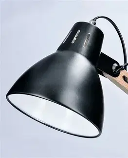 Lampičky Solight WO57-B Stolní lampa Falun, černá