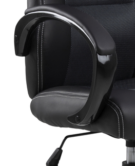 Kancelářská křesla Dkton Designová kancelářská židle Navy šedá-černá