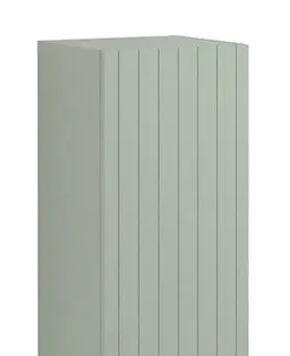 Koupelnový nábytek SAPHO ESPACE skříňka 35x172x32cm, 2x dvířka, levá/pravá, verde strip ESC230-4444S