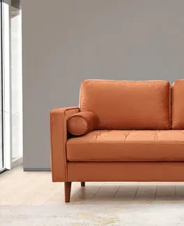 Pohovky a gauče Pohovka dvoumístná ROME oranžová