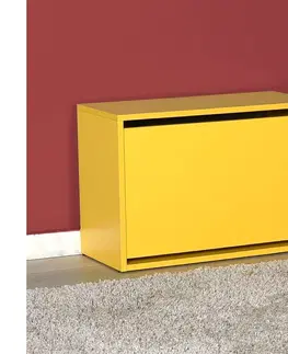 Botníky Adore Furniture Botník 42x60 cm žlutá 