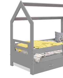 Postele Dětská postel SPECIOSA D3B 80x160, šedá