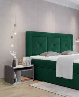 Postele Artelta Čalouněná manželská postel IDRIS | 140 x 200 cm Barevné provedení IDRIS: Grande 81