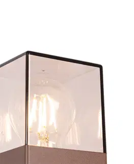 Venkovni stojaci lampy Průmyslové stojací venkovní svítidlo 70 cm rezavě hnědá IP44 - Dánsko