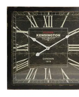 Hodiny Nástěné hodiny London Black 40x6x40cm