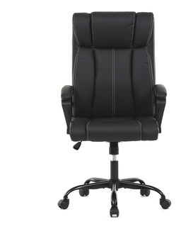 Kancelářské židle Kancelářská židle NYERIENSIS, černá ekokůže
