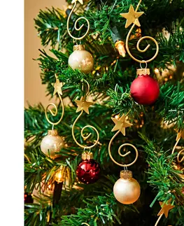 Drobné dekorace Háčky na vánoční ozdoby,48 ks