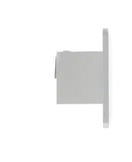 Nástěnná svítidla Ideallux LED nástěnné světlo Zig Zag bílá, šířka 29 cm