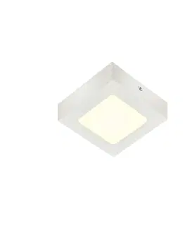 Klasická nástěnná svítidla SLV BIG WHITE SENSER 12 CW vnitřní LED nástěnné a stropní přisazené svítidlo hranaté bílé, 4000 K 1004703