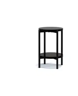 Barové stolky ArtGiB Příruční stolek SIGMA D SM-04 | černý lesk