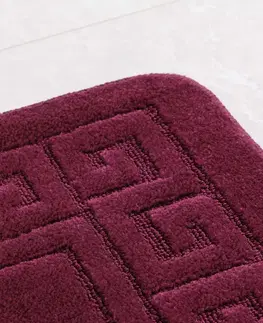 Koupelnové předložky L'essentiel Koupelnová sada koberečků ETHY bordó