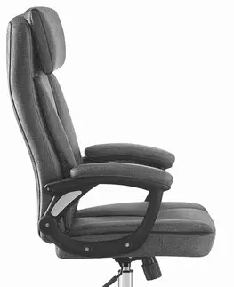 Kancelářské křesla Ergonomická otočná kancelářská židle HC-1023 Grey