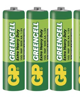 Jednorázové baterie GP Batteries GP Zinkochloridová baterie GP Greencell R6 (AA) fólie 1012204000