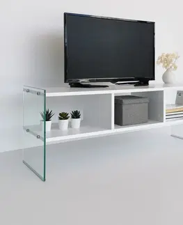 Televizní stolky Televizní stolek TV400 bílá