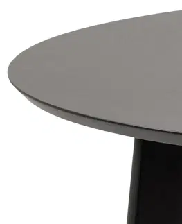 Jídelní stoly Kulatý Jídelní Stůl Roxby 105 Cm, Černý